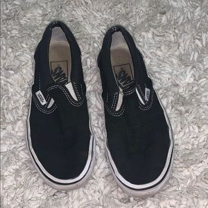 black slip on vans